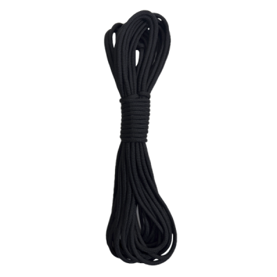 Паракорд A.T.A.K.A. Mil-Spec 550 Type III, 10 метрів. Чорний