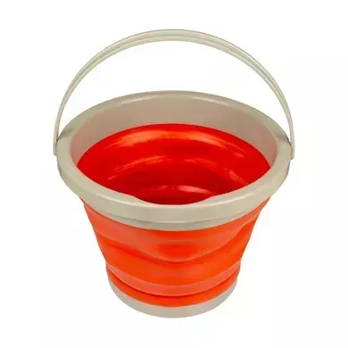 Відро складане силіконове Tramp 5 л (Помаранчевий), помаранчеве 5 л