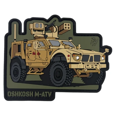 Патч (шеврон) «Oshkosh M-ATV» от Patch hunter. Мягкий ПВХ пластик мягкий. Койот Патч (шеврон) «Oshkosh M-ATV» от Patch hunter. Мягкий ПВХ пластик мягкий. Койот