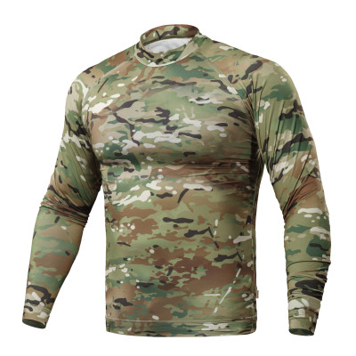 Рашгард тактичний Raptor Rashguard Multicam. Slim fit, polyester