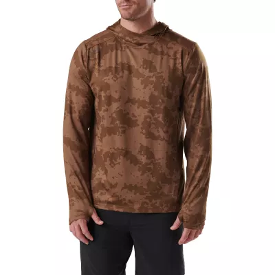 Реглан "5.11 Tactical PT-R Forged Hoodie" Battle Brown Camo