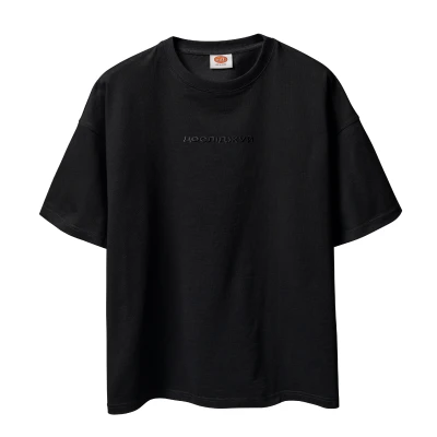 Футболка «Досліджуй» від Rift. Oversize. Чорний