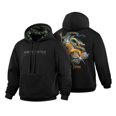 Кофта M-Tac Hoodie бавовна Hard Fatum, Чорний