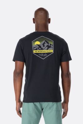 Футболка чоловіча Rab Stance Mountain Peak Tee, Beluga