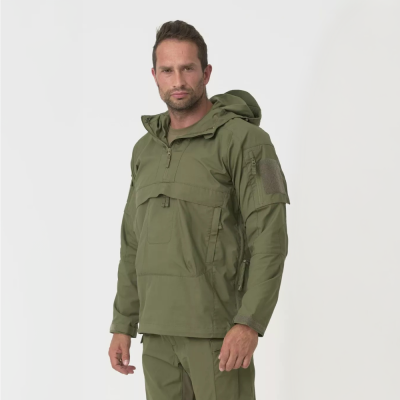 Куртка анорак Helikon-Tex Tracer - Polycotton Stretch Ripstop. Olive Green