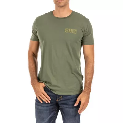 Футболка з малюнком "5.11 Tactical® Stay Sharp" Military Green
