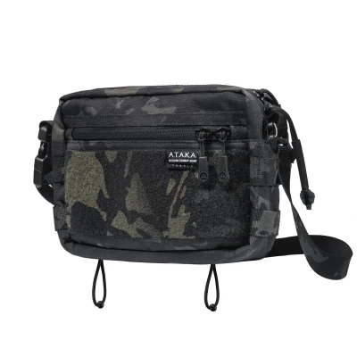 Сумка міська тактична M3 A.T.A.K.A. Cordura 500D. Чорний мультикам
