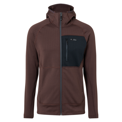Мужская флисовая кофта с рукавом реглан Black Diamond Factor Hoody, Port/Black