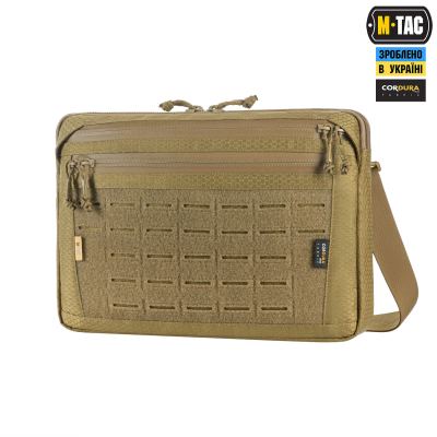 Сумка M-Tac Admin Bag Large Elite з липучкою Hex Койот