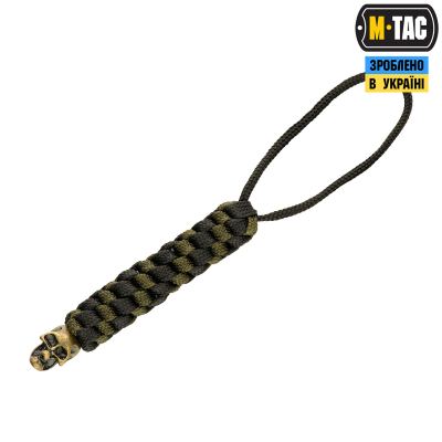Smycz M-Tac Helix Skull Czarny/Zielony
