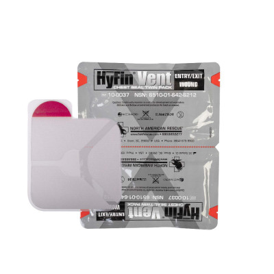 Окклюзионная наклейка NAR HyFin® Vent Chest Seal Twin Pack (комплект)
