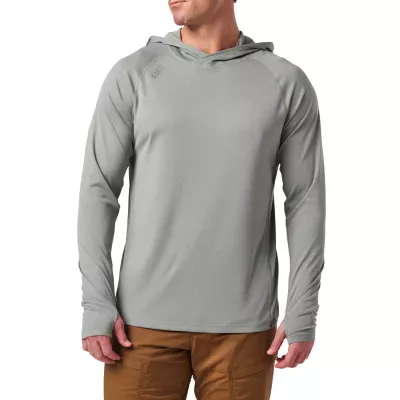 Реглан з капюшоном 5.11 Tactical® "Sulli UV Hooded Long Sleeve" Overcast Grey Heather