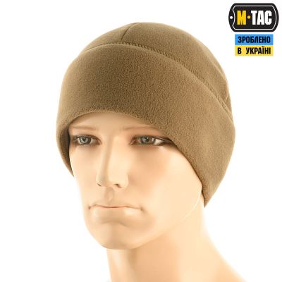 Шапка M-Tac Watch Cap Premium фліс (250г/м2) зі Slimtex Dark Олива