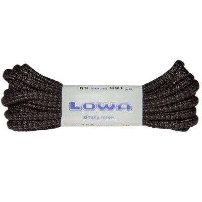 Шнурки LOWA ATC Mid 150 cm, чорний/сірий у крапку