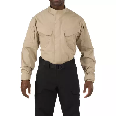 Рубашка тактическая "5.11 STRYKE ™ TDU® LONG SLEEVE SHIRT" TDU Khaki