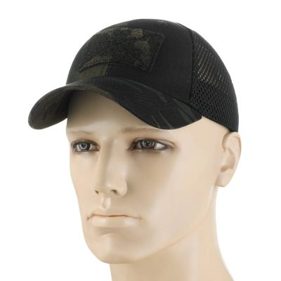 Бейсболка M-Tac Elite тактична з сіткою NYCO Extreme Мультикам Чорний, multicam Black