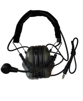 Активные защитные наушники Earmor M32 MARK3 (FG) Olive Mil-Std