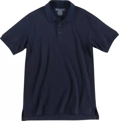 Футболка Поло тактична з коротким рукавом "5.11 Tactical UTILITY SHORT SLEEVE POLO" Dark Navy