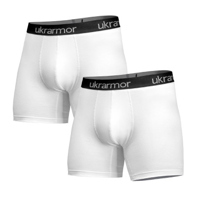 Труси чоловічі “Soldier's Boxer” (2 шт.). Матеріал Charged Cotton. Білий