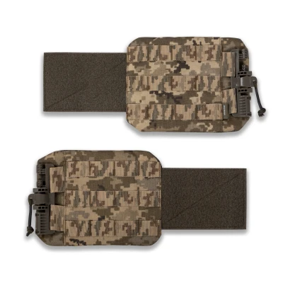 Боковые камербанды М с баллистическими пакетами 20х15 см 1-го класса защиты. Пиксель (мм-14)