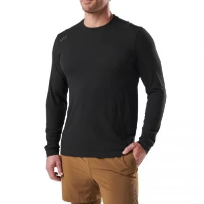 Кофта-лонгслив 5.11 Tactical PT-R Charge 2.0. Цвет black heather