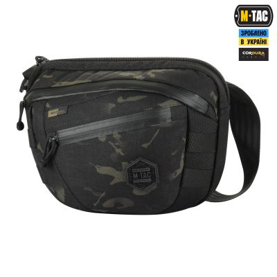 Сумка M-Tac Sphaera Hex Hardsling Bag Large Elite Мультикам Чорний/Чорна