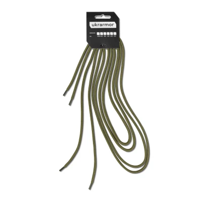 Шнурки для тактической и треккинговой обуви, 160 см. Олива Шнурки для тактической и треккинговой обуви, 160 см. Олива