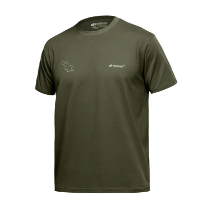 Футболка Basic Military T-Shirt. Avdiivka. Топографічна карта. Олива Футболка Basic Military T-Shirt. Avdiivka. Топографічна карта. Олива