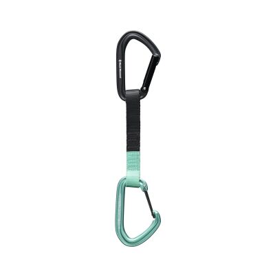 Оттяжка с карабинами Black Diamond HotForge Hybrid Quickdraw 16 cm, Clean Green