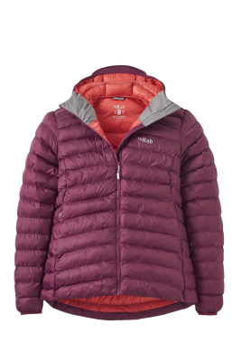 Жіноча хайкінгова куртка Rab Cirrus Alpine Jacket Wmns, Mulberry