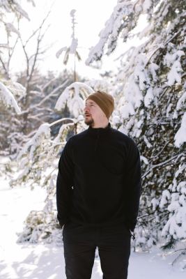 Кофта флісова Tribe Jacket Half Zip, Чорна