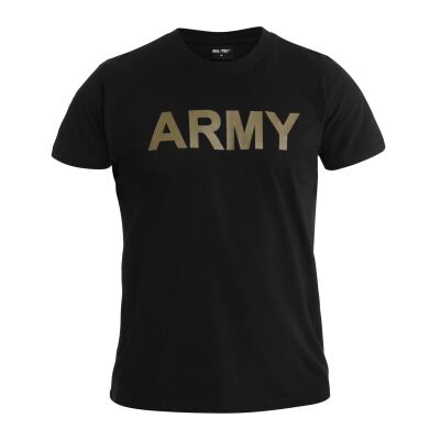 Футболка с рисунком "ARMY" Black