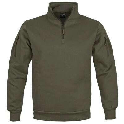Реглан тактический на молнии "TACTICAL SWEAT-SHIRT WITH ZIPPER" RANGER GREEN