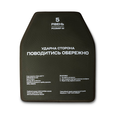 Керамічна плита 5 класу. Вага 2.59 кг. Розмір М (25х30.5 см)