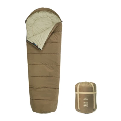 Спальник с капюшоном Naturehike MJ 600. Коричневый