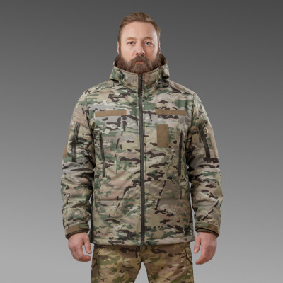Куртка тактична Softshell All Weather 3 in 1 (до -20°C). Мультикам