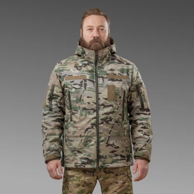 Куртка тактична Softshell All Weather 3 in 1 (до -20°C). Мультикам