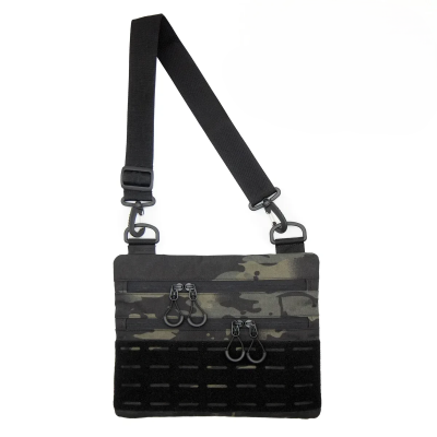 Тактическая сумка через плечо HardKit RoKit M Multicam Black Cordura