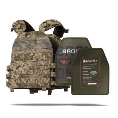 Бронежилет 5 класса (M.V.P.). Вес 4.6 кг. Керамические плиты 1.86 кг. Пиксель (мм-14)