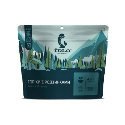Орехи с изюмом ЇDLO, 100 г (фундук, миндаль, грецкий орех, чилийский изюм) Орехи с изюмом ЇDLO, 100 г (фундук, миндаль, грецкий орех, чилийский изюм)