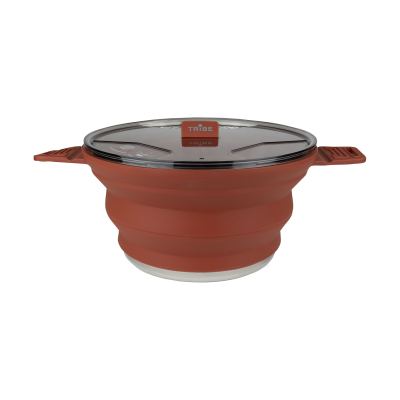 Каструля Tribe Collapsible Pot 2,5 л силіконова, Коричневий