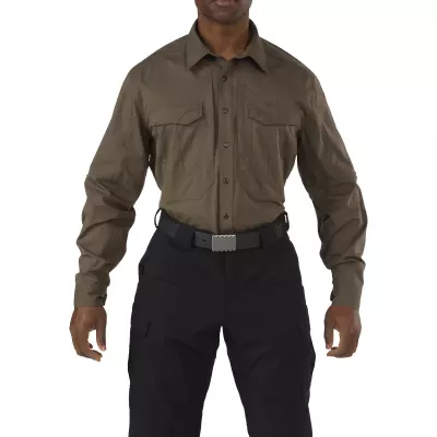 Рубашка тактическая "5.11 STRYKE ™ LONG SLEEVE SHIRT" Tundra
