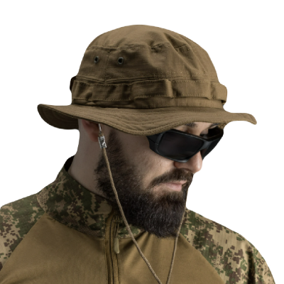 Панама тактическая Bezet Rasta. Хлопок и полиэстер. Койот