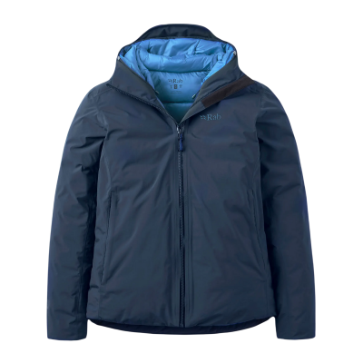 Жіноча зимова пухова куртка Rab Valiance Jacket Wmns, Galaxy Blue