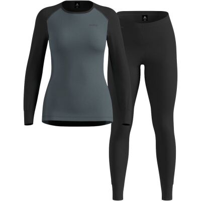 Комплект Odlo Active Warm W, Black-stormy Weather
