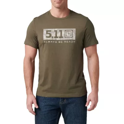 Футболка з малюнком "5.11 Tactical® Atmos Logo" RANGER GREEN