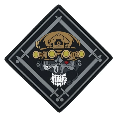 Патч (шеврон) «Gladiator» от от А.Т.А.К.А. Мягкий ПВХ пластик. Серый Патч (шеврон) «Gladiator» от от А.Т.А.К.А. Мягкий ПВХ пластик. Серый