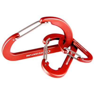 Комплект карабінів Lifeventure Karabiners, Червоний