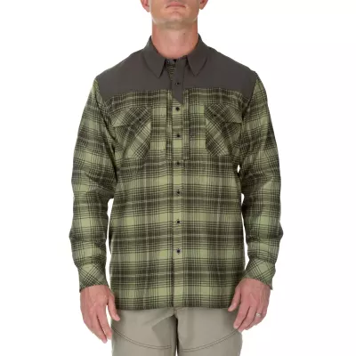 Сорочка тактична "5.11 Sidewinder Flannel Shirt" Mosstone