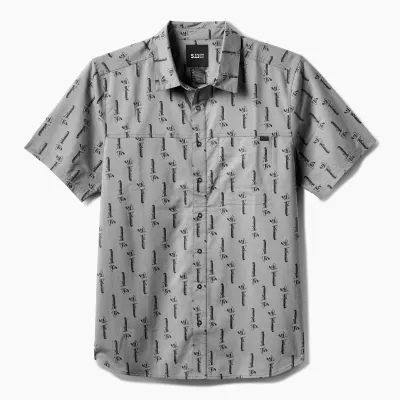 Сорочка тактична "5.11 Tactical® Wyatt Print Short Sleeve Shirt" Storm Knife